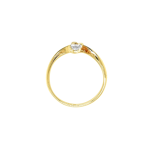Goldring mit Zirkon