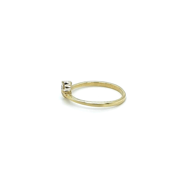 Goldring mit Zirkon