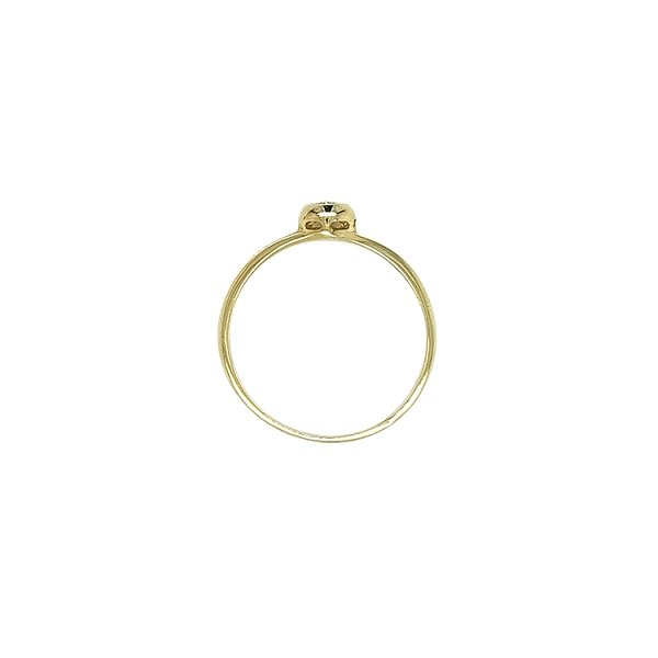 Gold Verlobungsring mit Zirkon