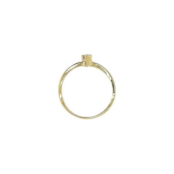 Gold Verlobungsring mit Zirkon