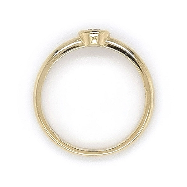 Gold Verlobungsring mit Zirkon