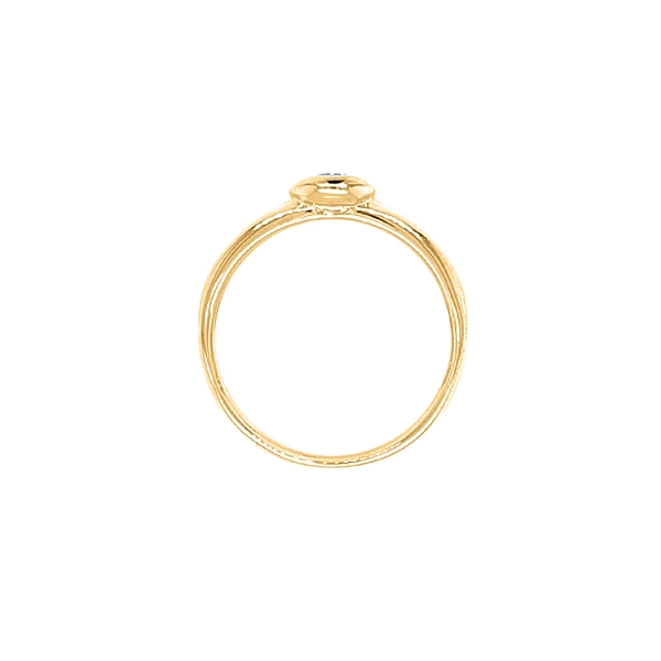Gold Verlobungsring mit Zirkon