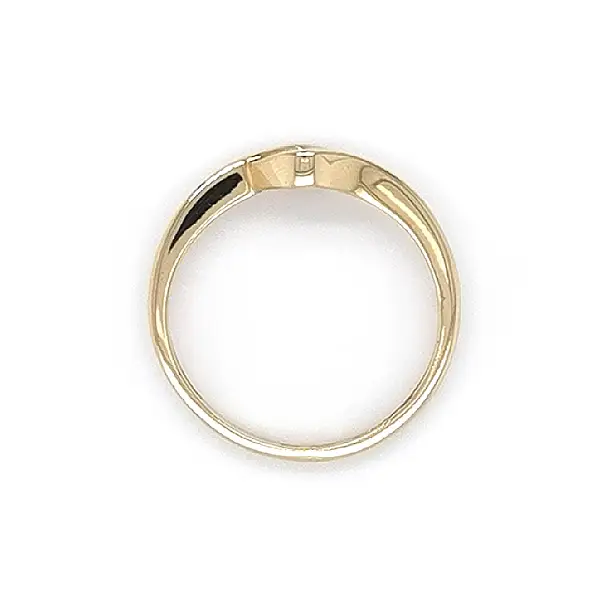 Gold Verlobungsring mit Zirkon