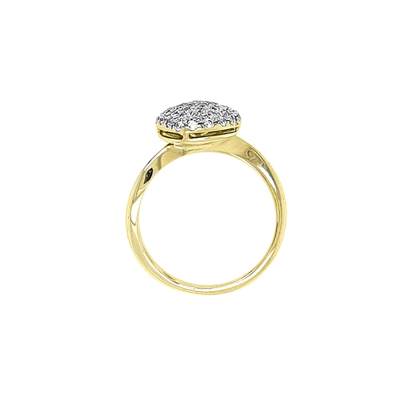 Goldring mit Zirkonen