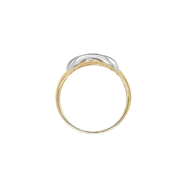 Goldring mit Zirkonen