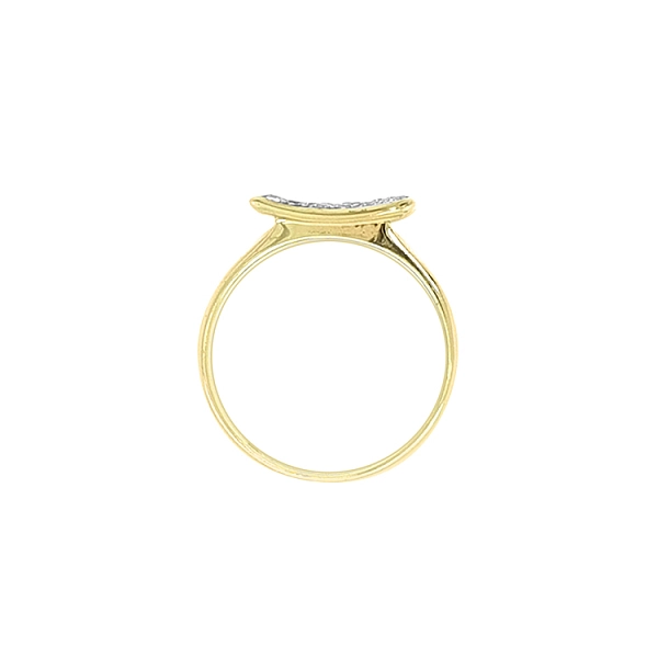 Goldring mit Zirkonen