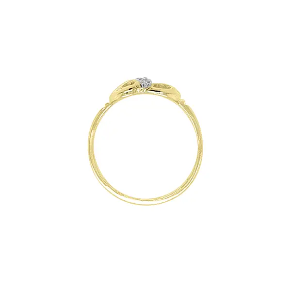 Goldring mit Zirkonen