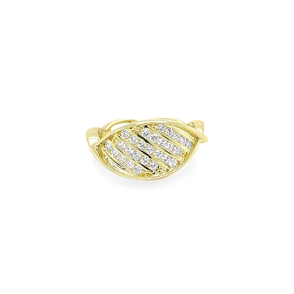 Goldring mit Zirkonen