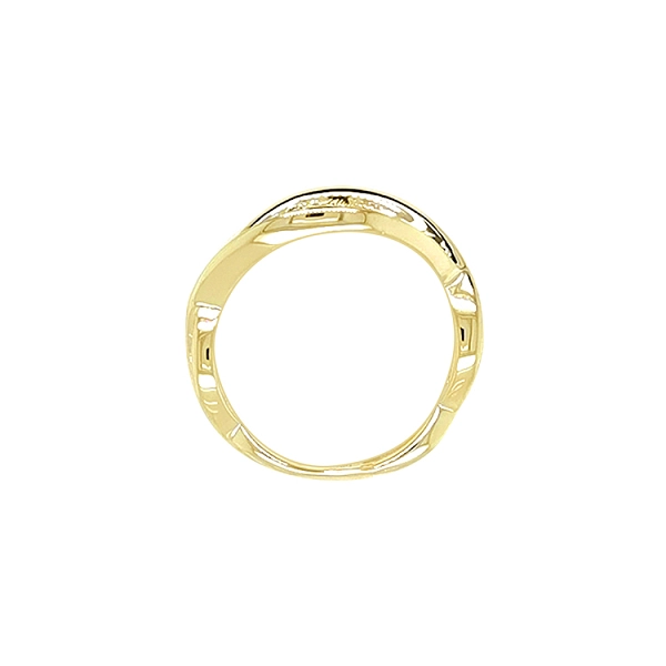 Goldring mit Zirkonen