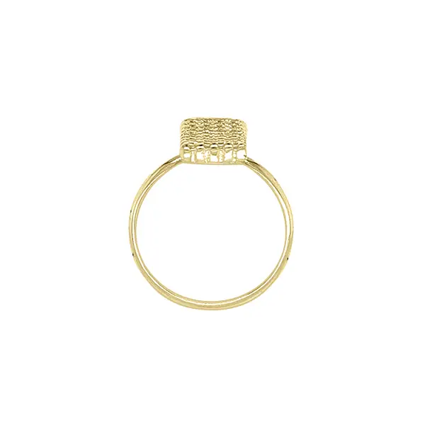 Goldring mit Zirkonen