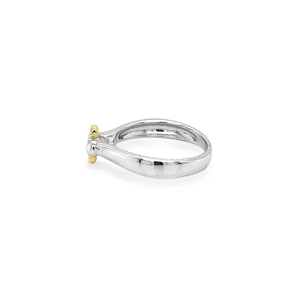Gold Verlobungsring mit Zirkon