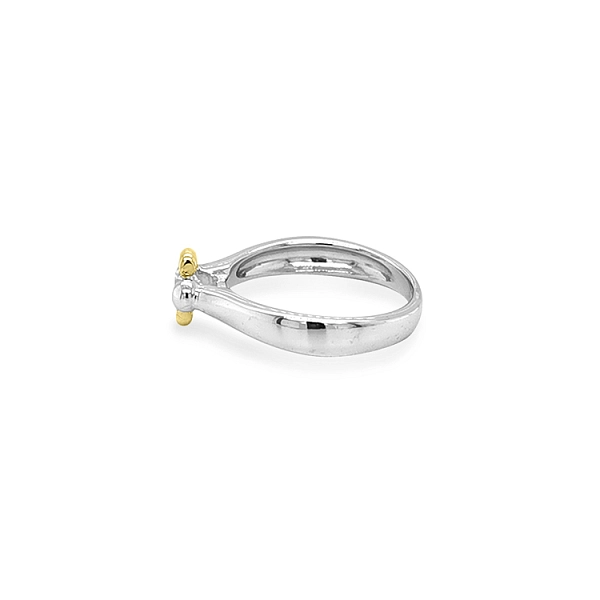 Gold Verlobungsring mit Zirkon