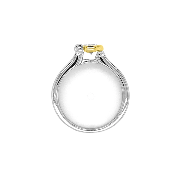 Gold Verlobungsring mit Zirkon