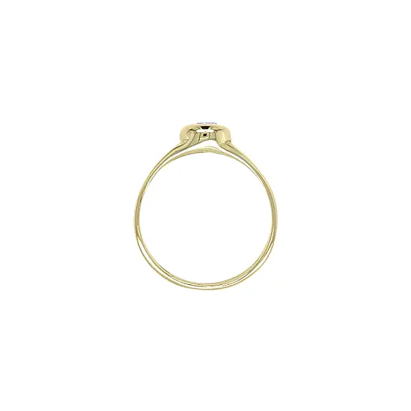 Verlobungsring mit kubischem Zirkon