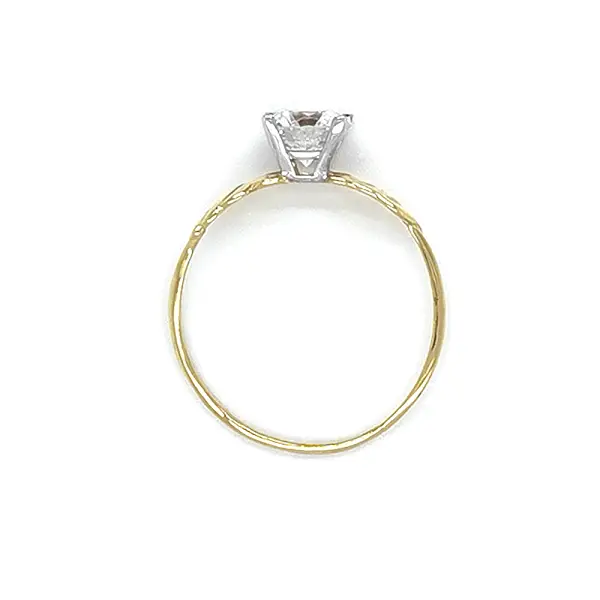 Gold Verlobungsring mit Zirkon