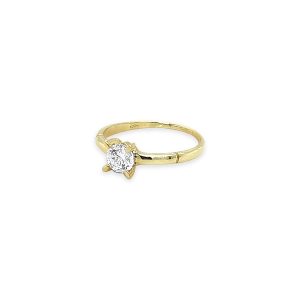 Verlobungsring mit kubischem Zirkon