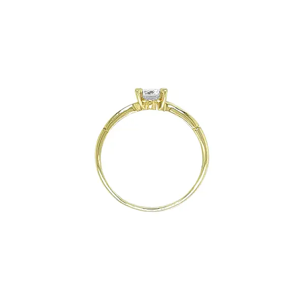 Verlobungsring mit kubischem Zirkon