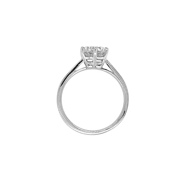 Gold Verlobungsring mit Zirkon