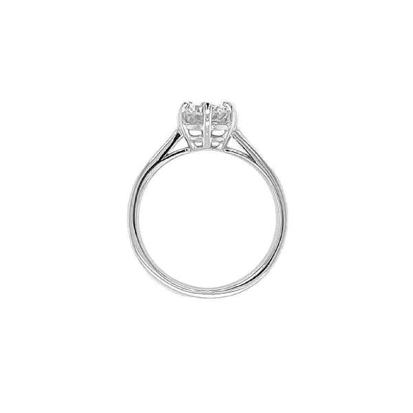 Gold Verlobungsring mit Zirkon