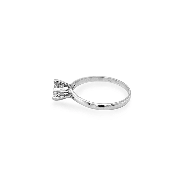 Gold Verlobungsring mit Zirkon