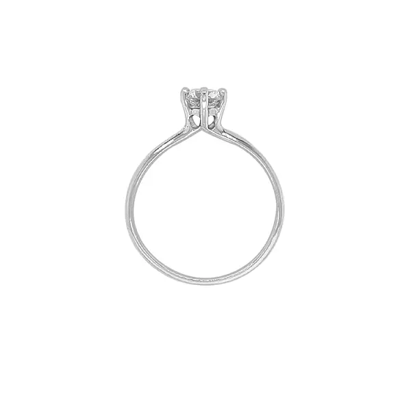 Gold Verlobungsring mit Zirkon