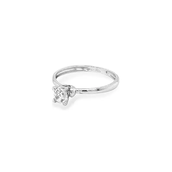 Gold Verlobungsring mit Zirkon