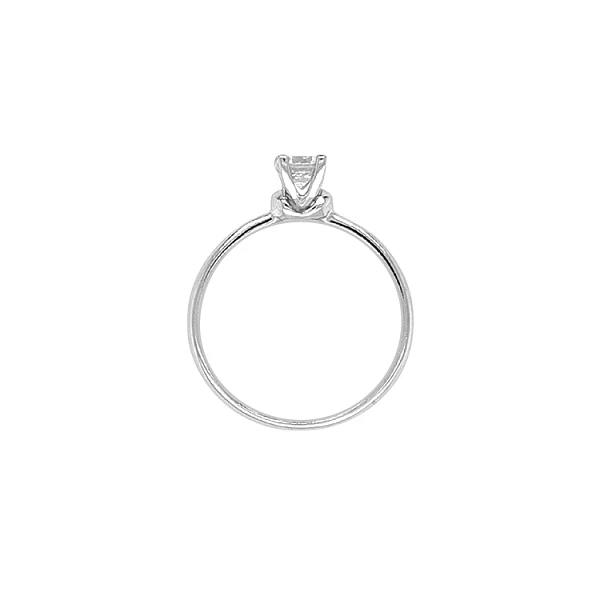 Gold Verlobungsring mit Zirkon
