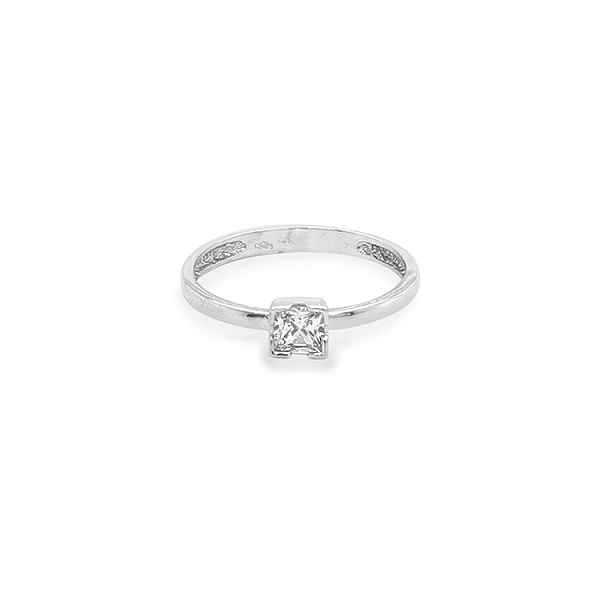 Gold Verlobungsring mit Zirkon