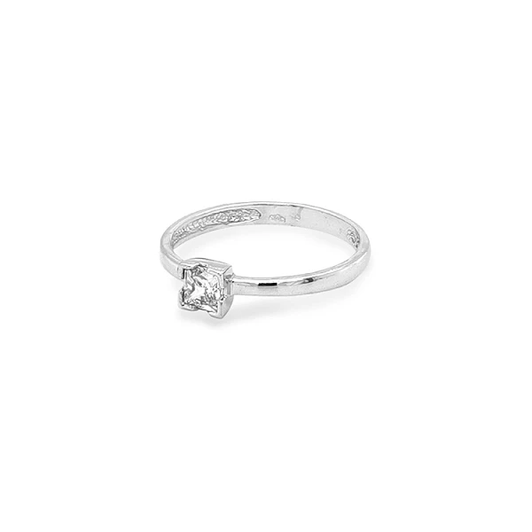 Gold Verlobungsring mit Zirkon