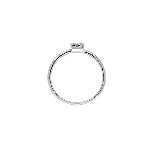 Gold Verlobungsring mit Zirkon