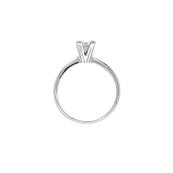 Gold Verlobungsring mit Zirkonen