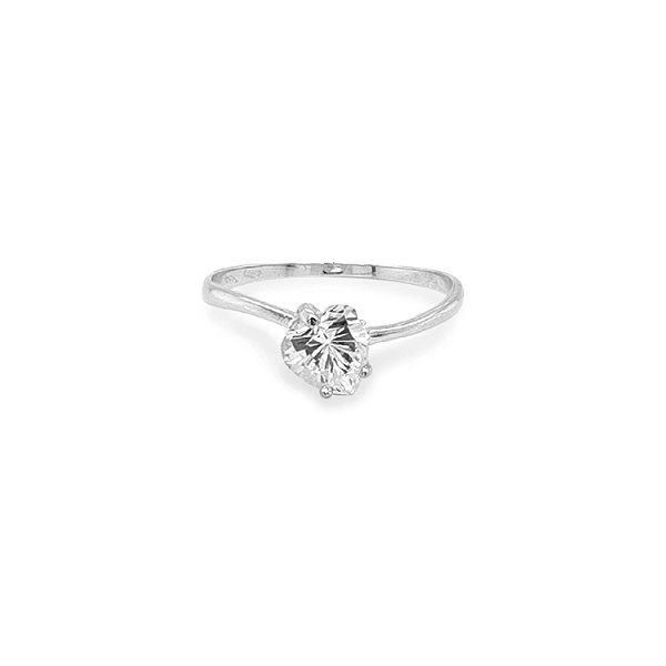 Gold Verlobungsring mit Zirkon