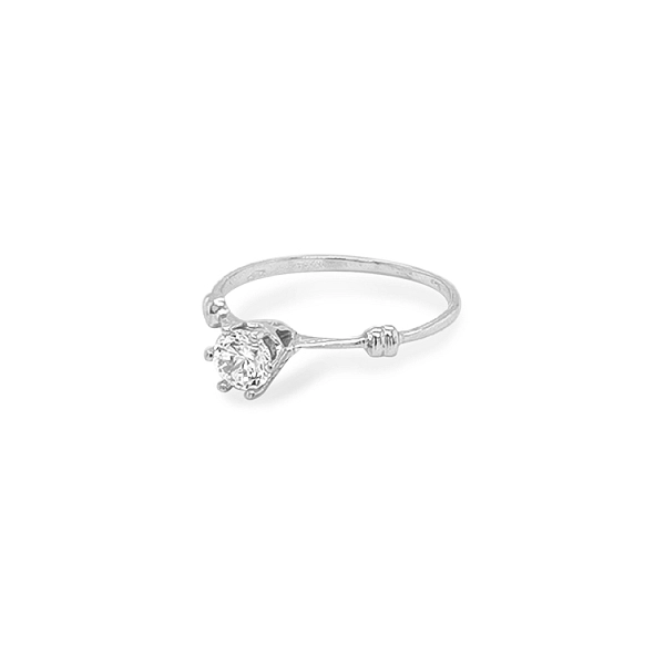 Gold Verlobungsring mit Zirkon