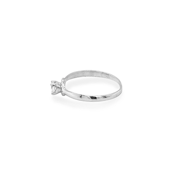 Gold Verlobungsring mit Zirkon