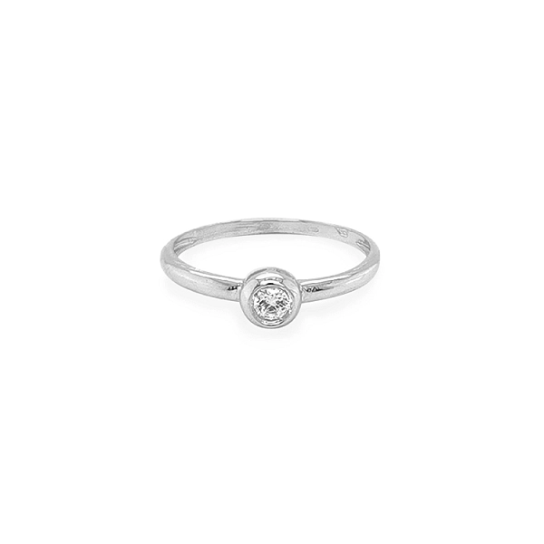 Goldring mit Zirkon