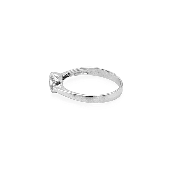 Gold Verlobungsring mit Zirkon