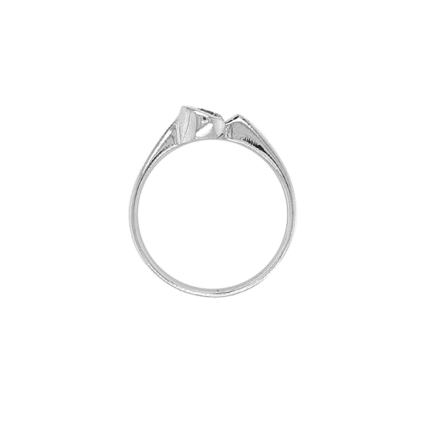 Gold Verlobungsring mit Zirkon