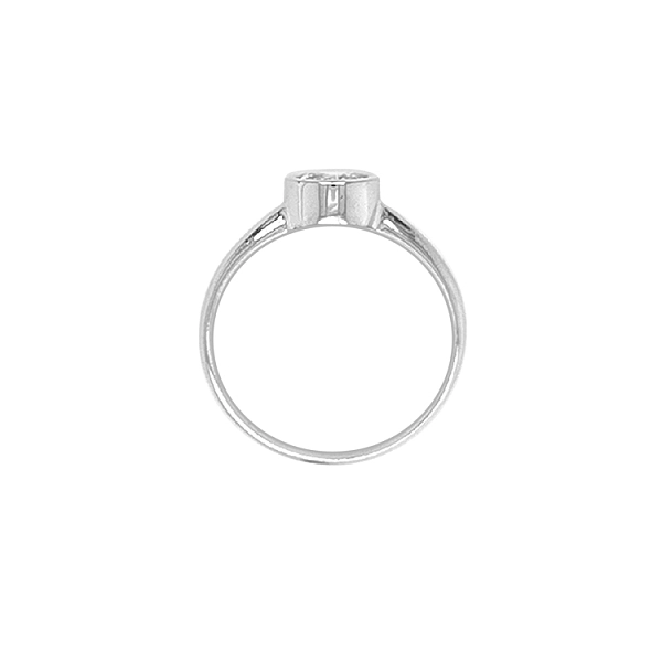 Gold Verlobungsring mit Zirkon