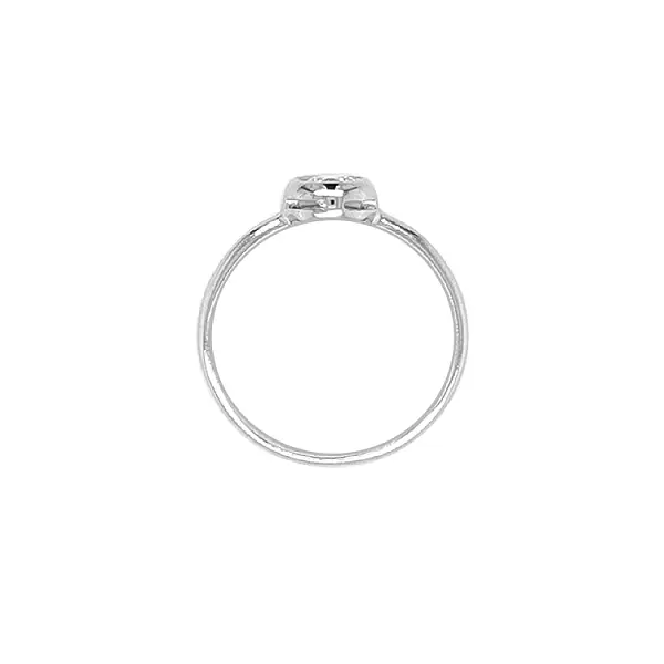 Gold Verlobungsring mit Zirkon