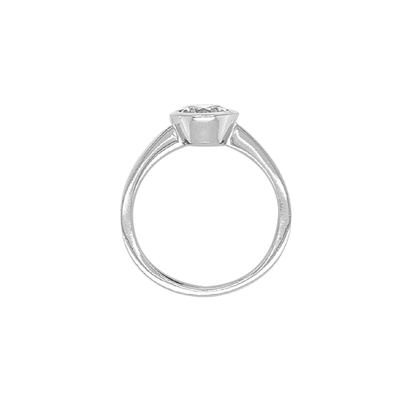 Gold Verlobungsring mit Zirkon