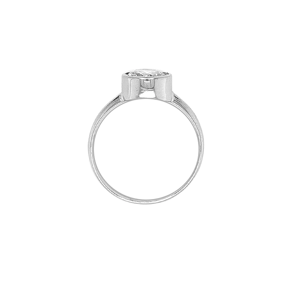 Gold Verlobungsring mit Zirkon