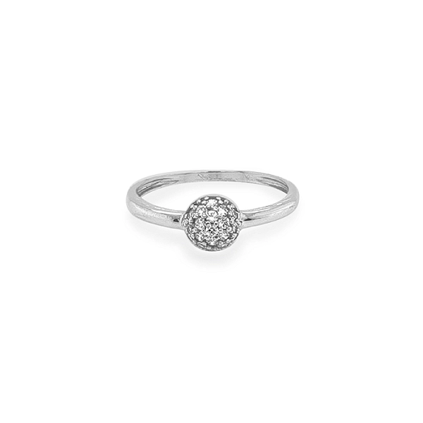 Goldring mit Zirkonen