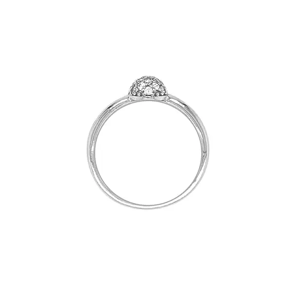 Goldring mit Zirkonen