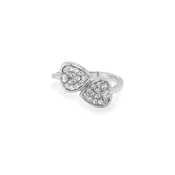 Goldring mit Zirkonen
