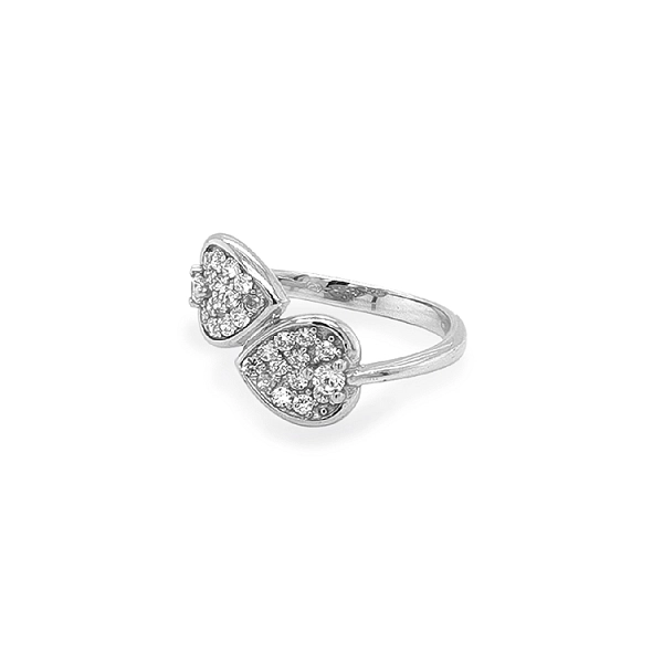 Goldring mit Zirkonen