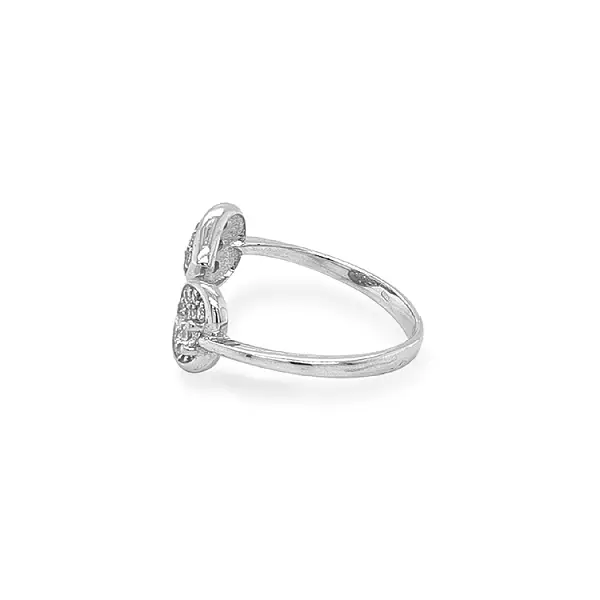 Goldring mit Zirkonen