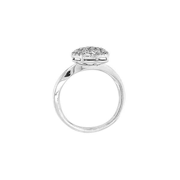 Goldring mit Zirkonen