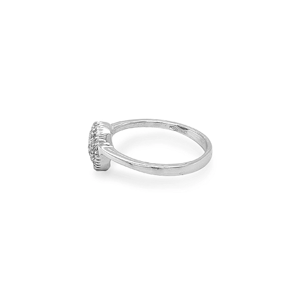 Goldring mit Zirkonen