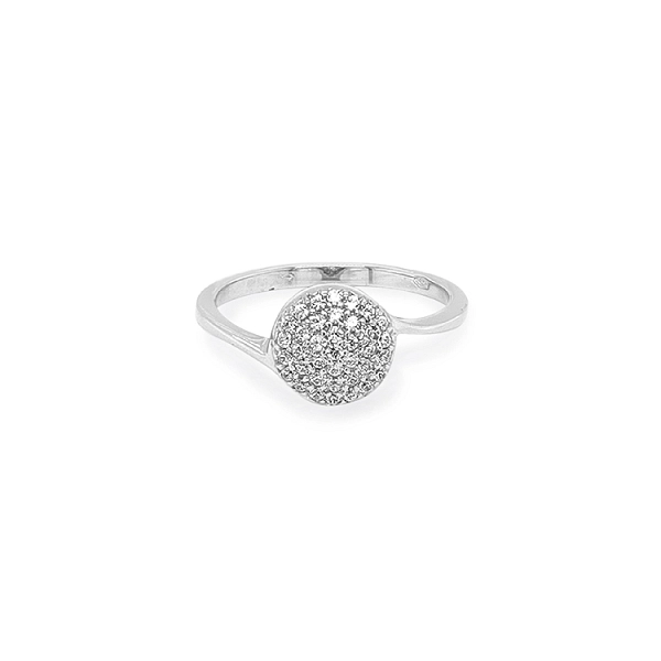 Goldring mit Zirkonen