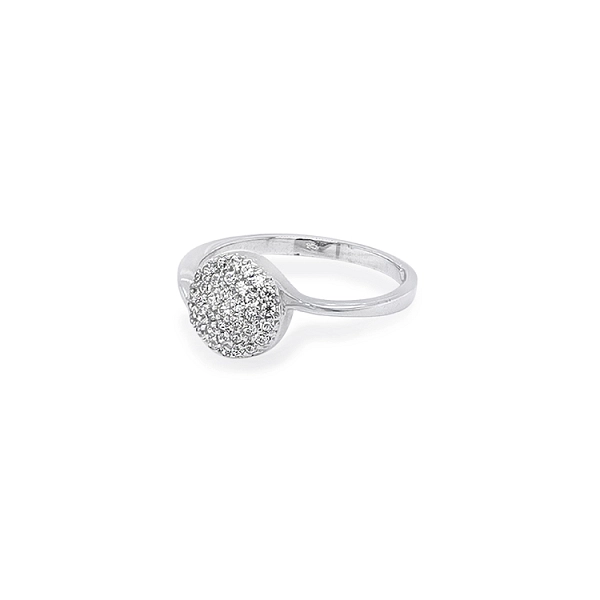 Goldring mit Zirkonen